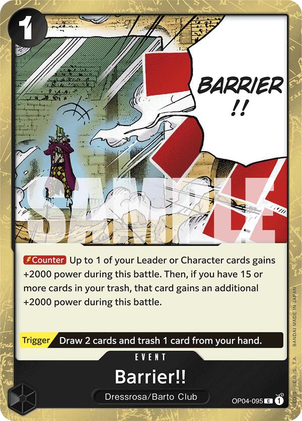 Barrier!! [Premium Booster]