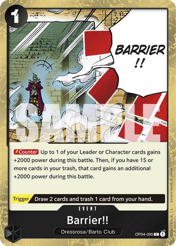 Barrier!! [Premium Booster] 