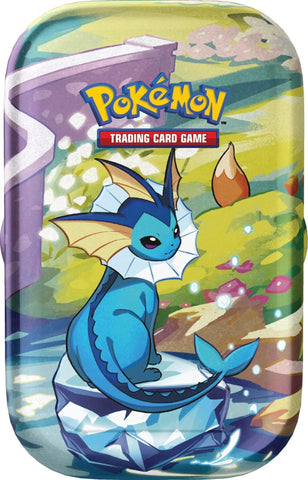 Scarlet &amp; Violet: Prismatic Evolutions Mini Tin (Vaporeon) 