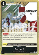 Barrier!! (Textured Foil) [Premium Booster -The Best-] 
