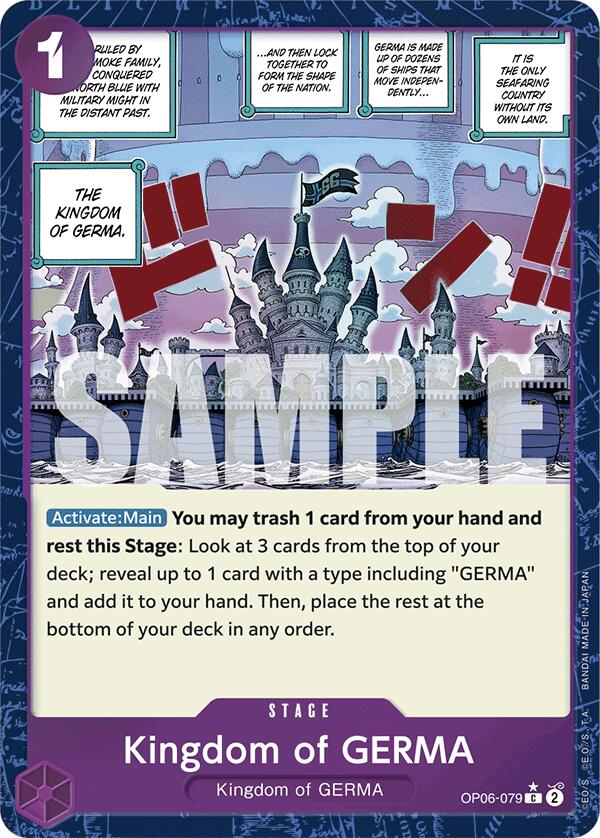 Kingdom of GERMA (Textured Foil) [Premium Booster -The Best-]