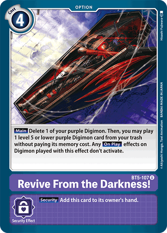 Revive From the Darkness! [BT5-107] [Battle of Omni] 