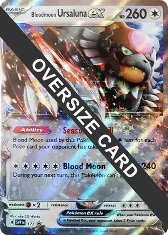 Bloodmoon Ursaluna ex (177) (Jumbo Card) [Scarlet &amp; Violet Promo Cards] 