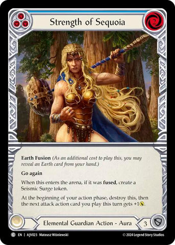 Strength of Sequoia (Blue) [AJV023] (Armory Deck: Jarl Vetreidi) 