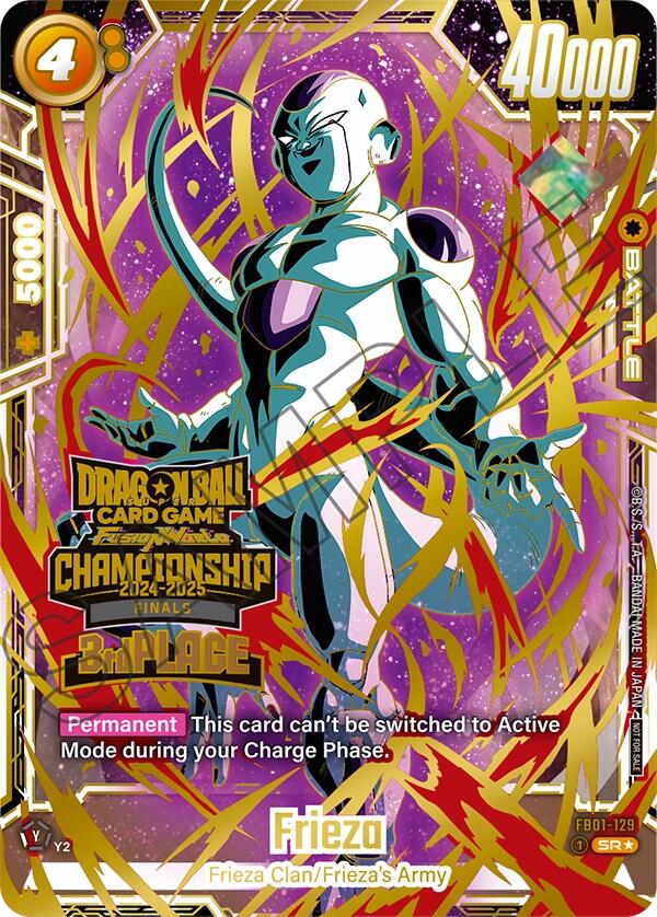 Frieza (FB01-129) (Championship 2024-2025 Finals 3rd Place) [Tournament and Championship Promos]