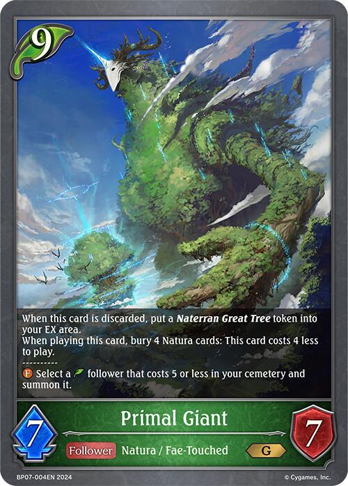 Primal Giant (BP07-004EN) [BP07: Verdant Steel]