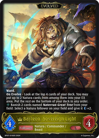 Bayleon, Sovereign Light (Evolved) (BP07-019EN) [BP07: Verdant Steel] 