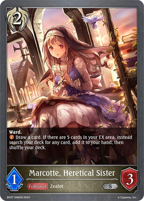 Marcotte, Heretical Sister (BP07-096EN) [BP07: Verdant Steel]