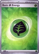 Basic Grass Energy (009) (Cracked Ice Holo) [Scarlet &amp; Violet: Stellar Crown] 