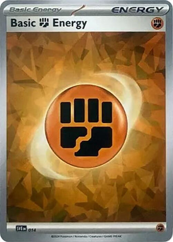 Basic Fighting Energy (014) (Cracked Ice Holo) [Scarlet &amp; Violet: Stellar Crown] 