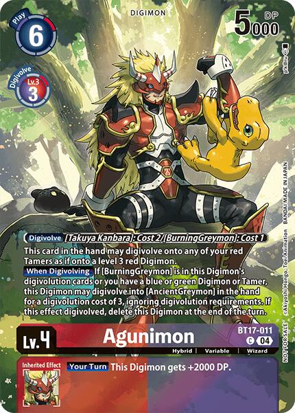 Agunimon [BT17-011] (Legend Pack 2024 Box Topper) [Chain of Liberation]