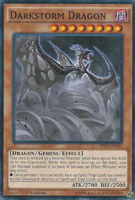 Darkstorm Dragon [SR02-EN012] Common 