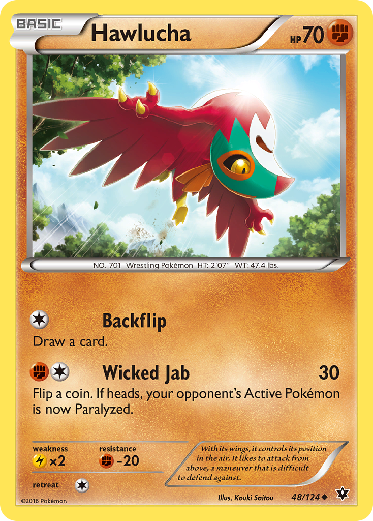 Hawlucha (48/124) [XY: Fates Collide] 