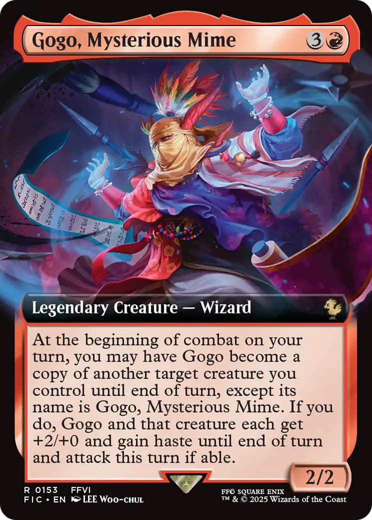 Gogo, Mysterious Mime (Extended Art) [FINAL FANTASY Commander] 