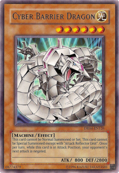 Cyber ​​Barrier Dragon [DR04-EN126] Rare 