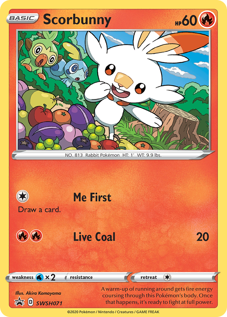 Scorbunny (SWSH071) [Sword &amp; Shield: Black Star Promos] 