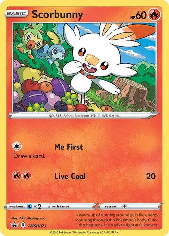 Scorbunny (SWSH071) [Sword &amp; Shield: Black Star Promos] 