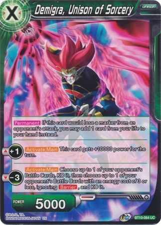 Demigra, Unison of Sorcery (BT10-064) [Rise of the Unison Warrior] 