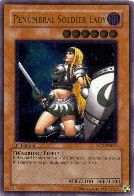 Penumbral Soldier Lady [SOD-EN033] Ultimate Rare 