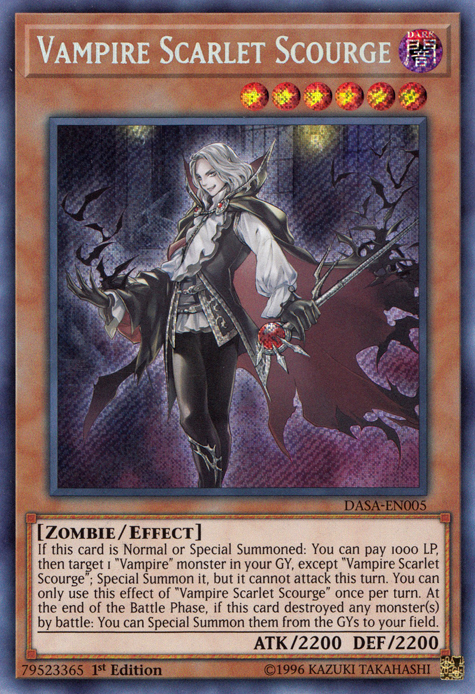 Vampire Scarlet Scourge [DASA-EN005] Secret Rare 