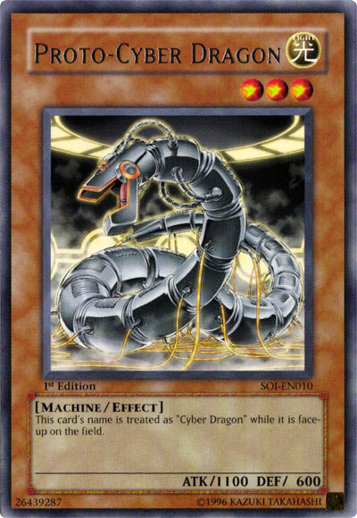 Proto-Cyber ​​Dragon [SOI-EN010] Rare 