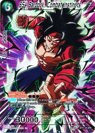 SS4 Bardock, Combat Instincts (SPR) (BT11-131) [Vermilion Bloodline 2nd Edition] 