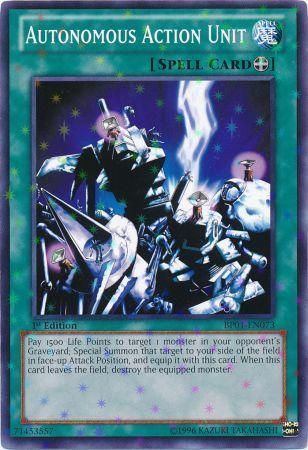 Autonomous Action Unit [BP01-EN073] Starfoil Rare 