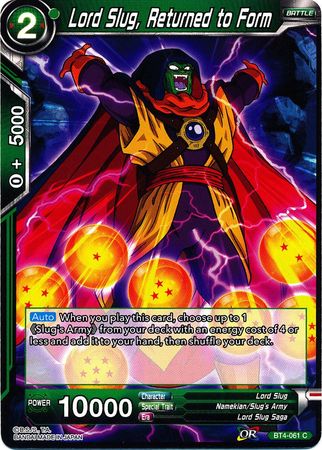 Lord Slug, Returned to Form (BT4-061) [Colossal Warfare] 