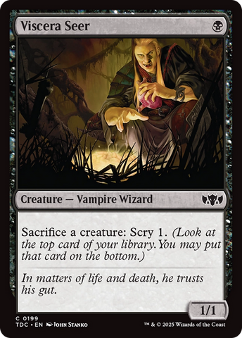 Viscera Seer [Tarkir: Dragonstorm Commander] 
