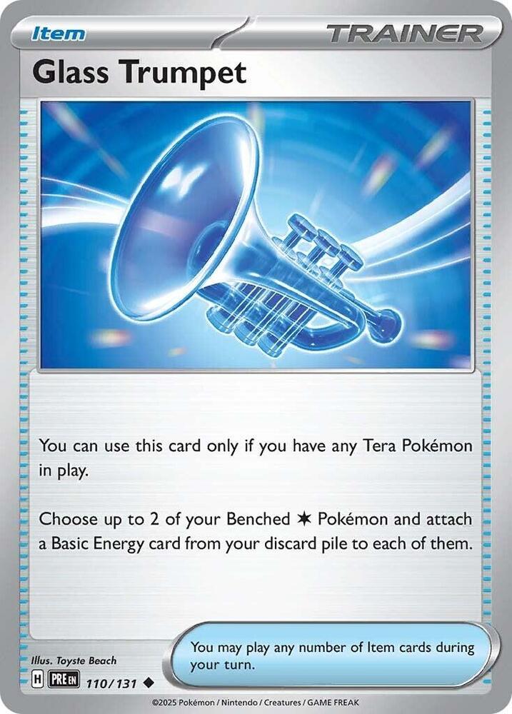 Glass Trumpet (110/131) [Scarlet &amp; Violet: Prismatic Evolutions] 