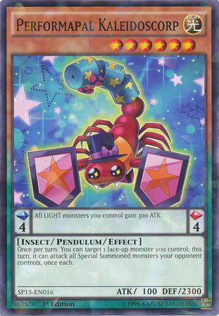 Performapal Kaleidoscorp [SP15-EN016] Shatterfoil Rare 