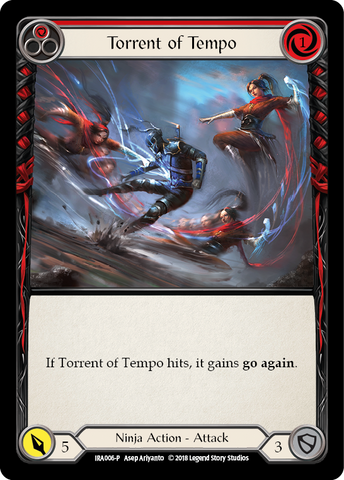 Torrent of Tempo [IRA006-P] (Ira Welcome Deck) 1st Edition Normal 