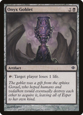 Onyx Goblet [Shards of Alara] 
