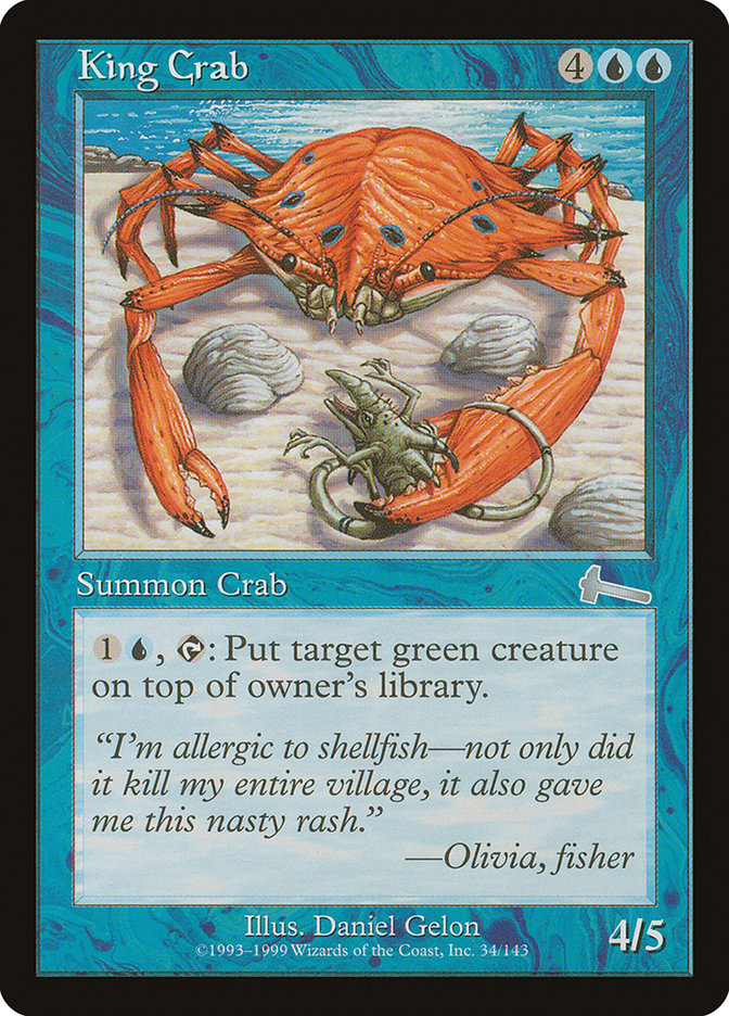 King Crab [Urza's Legacy] 