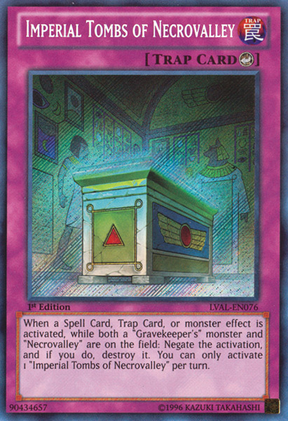 Imperial Tombs of Necrovalley [LVAL-EN076] Secret Rare 