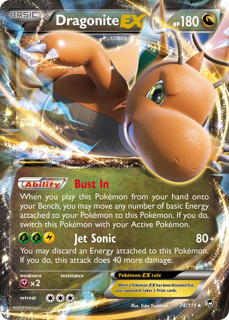 Dragonite EX (74/111) [XY: Furious Fists] 