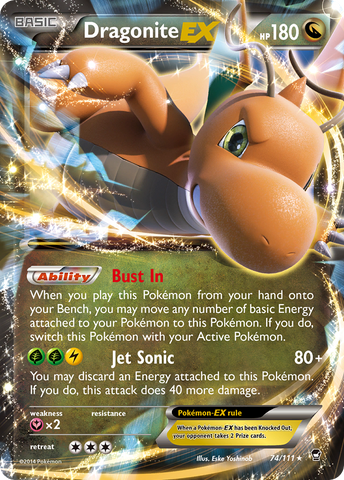 Dragonite EX (74/111) [XY: Furious Fists] 