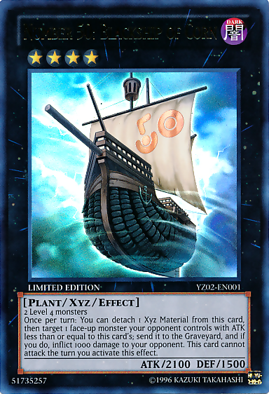 Number 50: Blackship of Corn [YZ02-EN001] Ultra Rare 