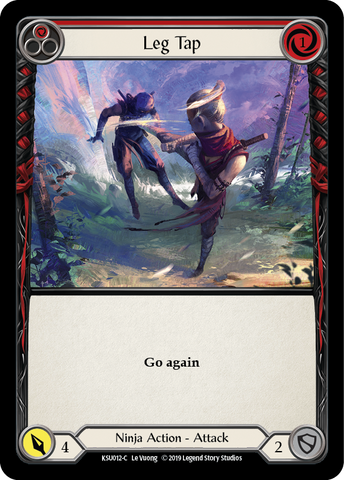 Leg Tap (Red) [KSU012-C] (Katsu Hero Deck) 1st Edition Normal 