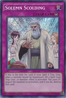 Solemn Scolding [NECH-EN079] Secret Rare 