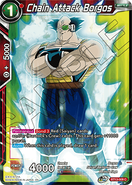 Chain Attack Borgos (Common) (BT13-009) [Supreme Rivalry] 