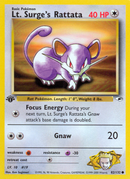 Lt. Surge's Rattata (82/132) [Gym Heroes 1st Edition] 