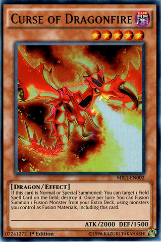 Curse of Dragonfire [MIL1-EN002] Ultra Rare 