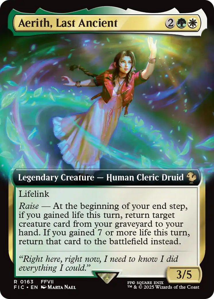 Aerith, Last Ancient (Extended Art) [FINAL FANTASY Commander] 
