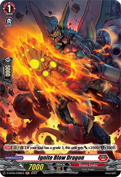 Ignite Blow Dragon (D-BT05/H08EN) [Triumphant Return of the Brave Heroes]