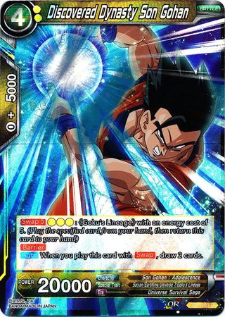 Discovered Dynasty Son Gohan (BT4-083) [Colossal Warfare]