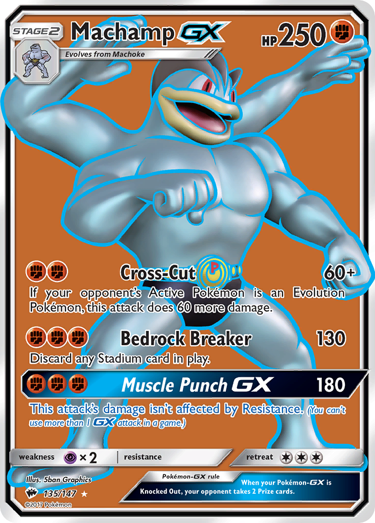 Machamp GX (135/147) [Sun &amp; Moon: Burning Shadows] 
