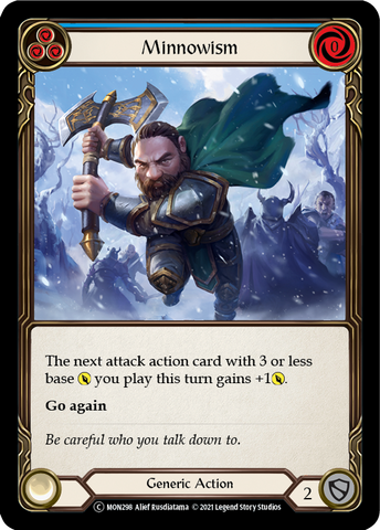 Minnowism (Blue) [U-MON298-RF] (Monarch Unlimited) Unlimited Rainbow Foil 