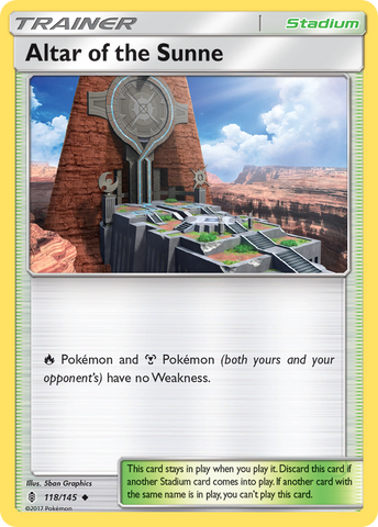 Altar of the Sunne (118/145) [Sun &amp; Moon: Guardians Rising] 