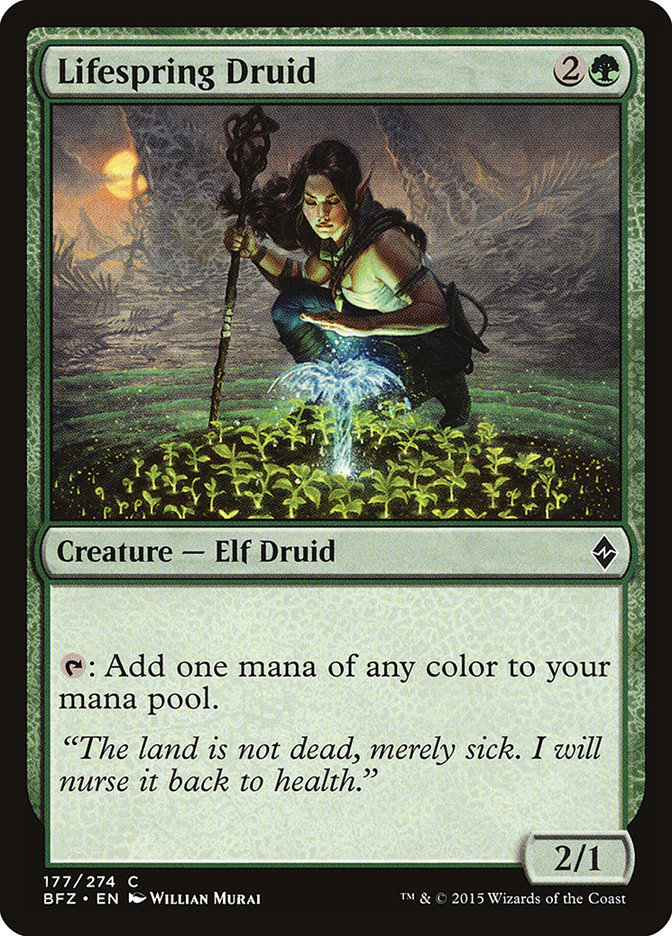 Lifespring Druid [Battle for Zendikar] 
